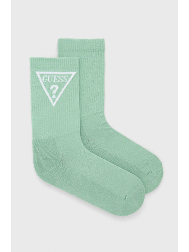 Чорапи Guess ELLEN в зелено V2GZ00 ZZ00I