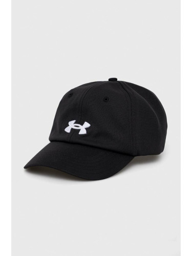 Шапка с козирка Under Armour в черно с апликация 1376705