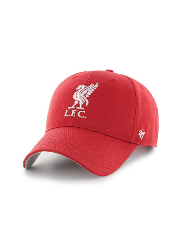 Шапка 47 brand EPL Liverpool FC в червено с апликация EPL-RAC04CTP-RD