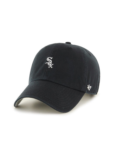 Шапка 47 brand Chicago White Sox в черно с апликация