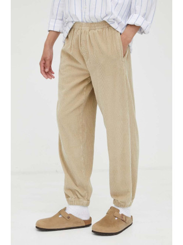 Памучен панталон American Vintage в бежово
