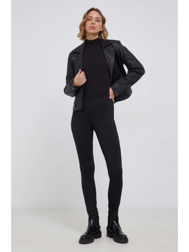 Клин Calvin Klein дамски в черно с изчистен дизайн