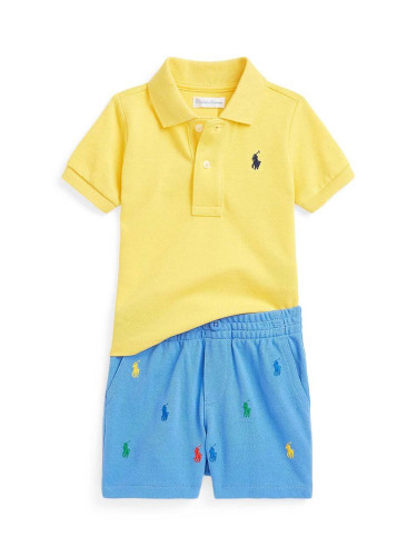Комплект за бебета Polo Ralph Lauren в жълто