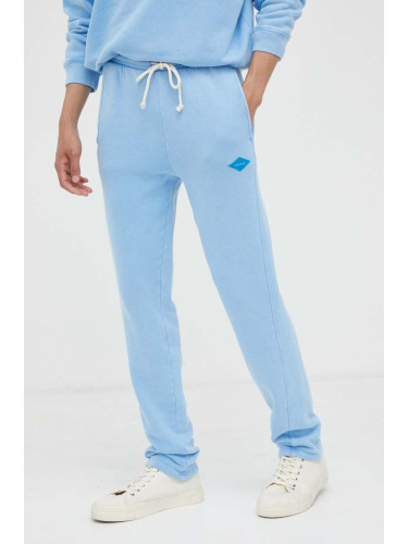 Спортен панталон American Vintage в синьо с апликация