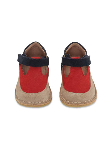 Детски половинки обувки от велур Konges Sløjd