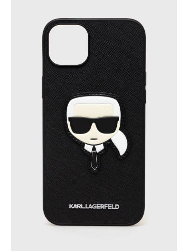 Кейс за телефон Karl Lagerfeld Iphone 14 Plus 6,7" в черно