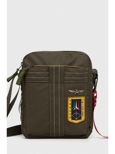 Чанта през рамо Aeronautica Militare в зелено AM341