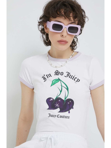 Тениска Juicy Couture в бяло