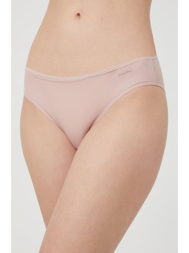 Бикини Calvin Klein Underwear в розово 000QF6817E