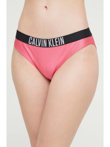 Долнище на бански Calvin Klein в лилаво