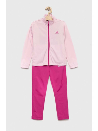 Детски анцуг adidas G BL в розово