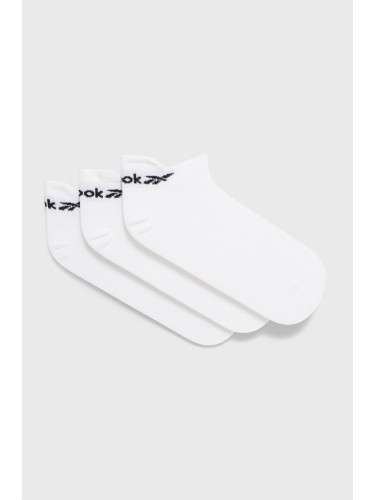 Чорапи Reebok FQ6251 дамски в бяло