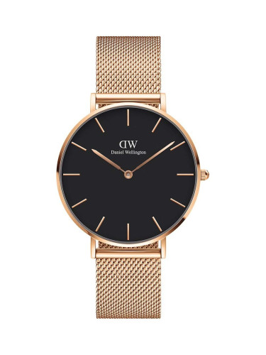 Часовник Daniel Wellington Petite 36 Melrose дамски в розово