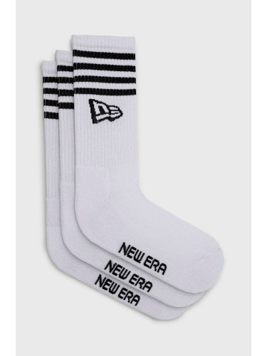Чорапи New Era (3 чифта) в бяло
