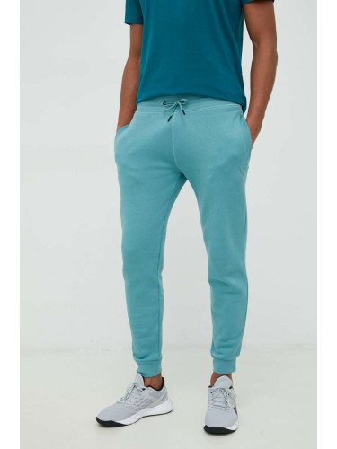 Спортен панталон Guess ALDWIN в синьо с меланжов десен Z2YB22 K9V31