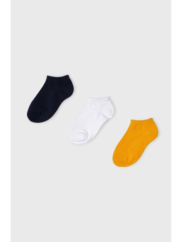 Детски чорапи Mayoral (3 броя) в оранжево
