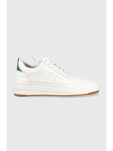 Кожени маратонки Filling Pieces Low Top Bianco в бяло 10127791926