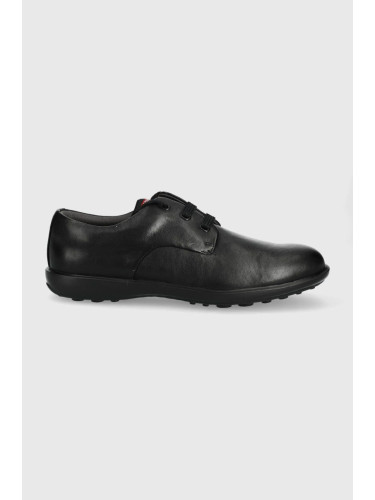 Кожени половинки обувки Camper Atom Work мъжки в черно