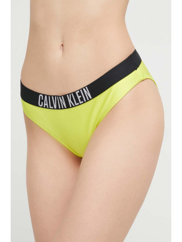 Долнище на бански Calvin Klein в зелено