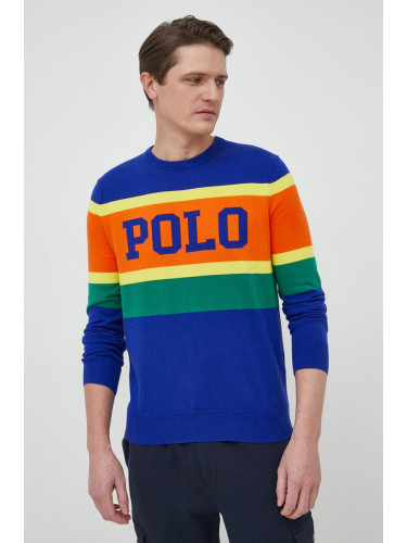Памучен пуловер Polo Ralph Lauren мъжки от лека материя