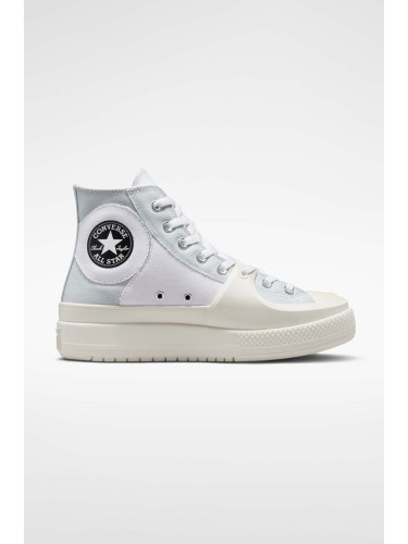 Високи кецове Converse Chuck Taylor All Star Construct в сиво A05042C