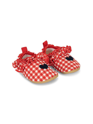 Бебешки обувки Konges Sløjd в червено