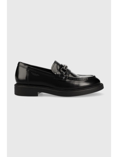 Кожени мокасини Vagabond Shoemakers ALEX W в черно с равна подметка 5548.004.20