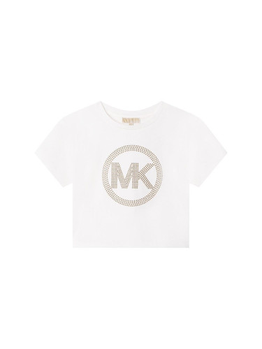 Детска тениска Michael Kors в бяло