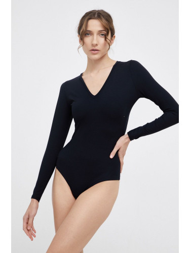 Spanx - Оформяща блуза с дълги ръкави SLEEVE V-NECK BODYSUIT