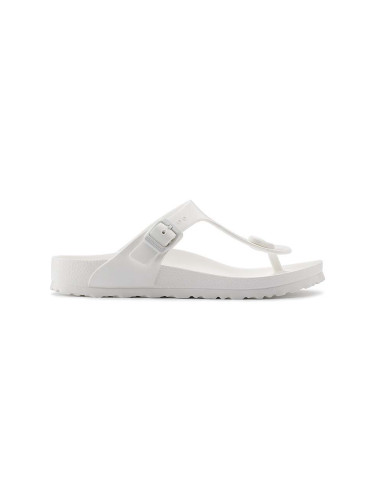 Джапанки Birkenstock Gizeh Eva в бяло с равна подметка 128221