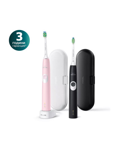 Комплект от 2 бр. електрически четки ProtectiveClean Philips Sonicare, серия 4300