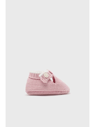 Бебешки обувки Mayoral Newborn в розово