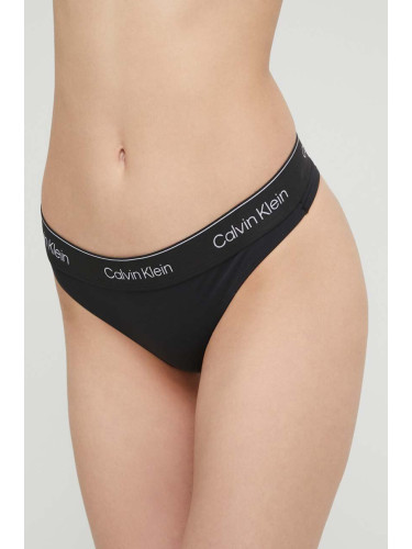 Бикини тип бразилиана Calvin Klein Underwear в черно