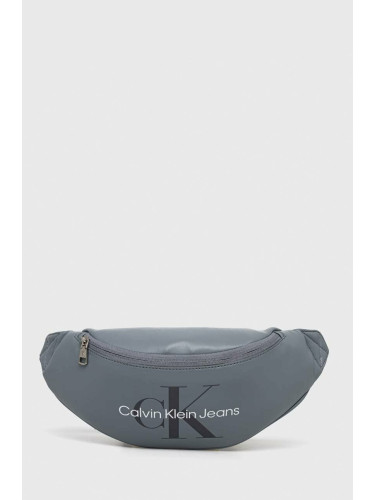 Чанта за кръст Calvin Klein Jeans в сиво