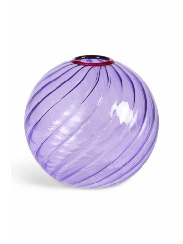Декоративна ваза &k amsterdam Spiral Purple