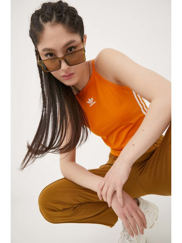 Топ adidas Originals Adicolor HC1979 дамски в оранжево