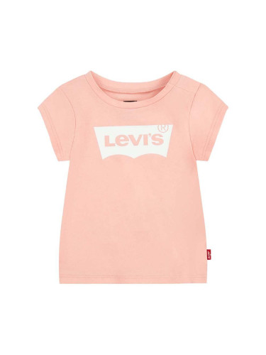 Детска тениска Levi's в розово