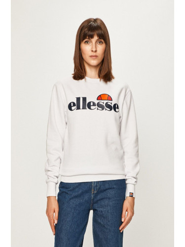 Суичър Ellesse в бяло с принт