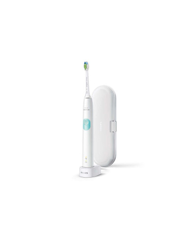 Електрическа четка за зъби ProtectiveClean Philips Sonicare, серия 4300, бяла + кутия