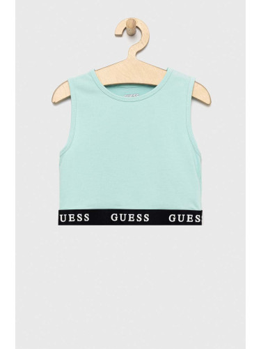 Детски топ Guess в синьо