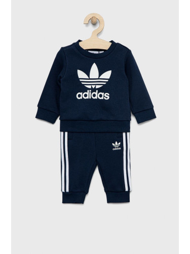 Детски анцуг adidas Originals в тъмносиньо