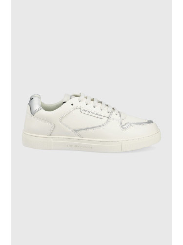 Обувки Emporio Armani в бяло