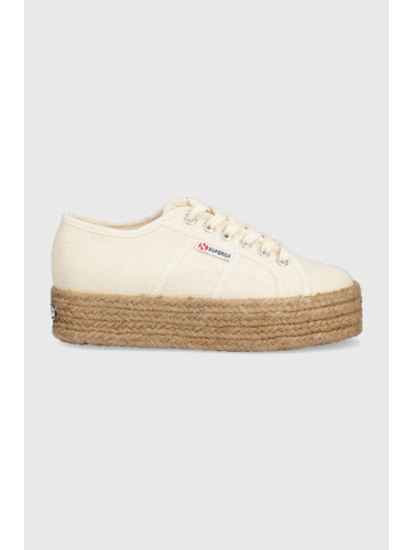 Ниски кецове Superga в бежово