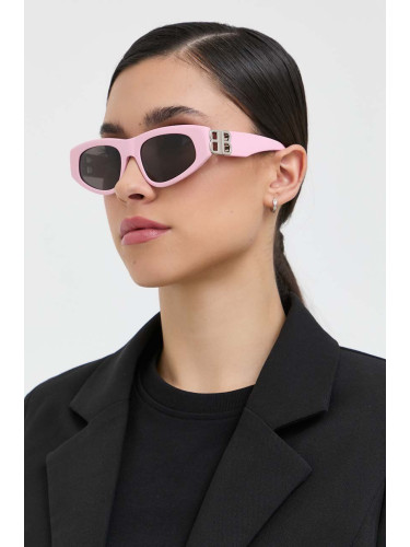 Слънчеви очила Balenciaga BB0095S в розово