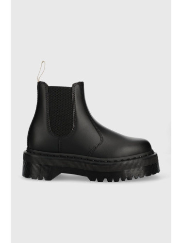 Боти челси Dr. Martens V 2976 Quad Mono в черно с платформа