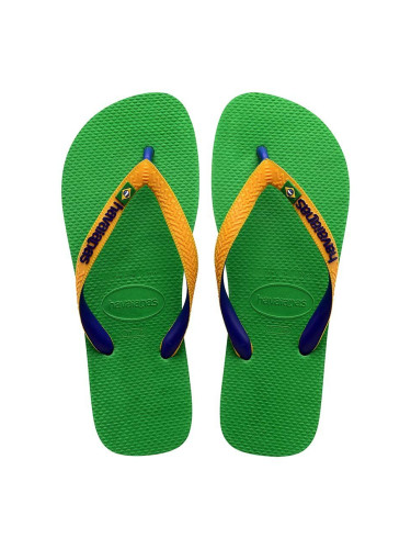 Джапанки Havaianas BRASIL MIX в зелено 4123206.1985