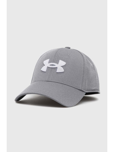 Шапка с козирка Under Armour в сиво с апликация