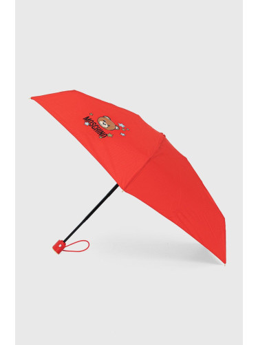 Чадър Moschino в червено 8211
