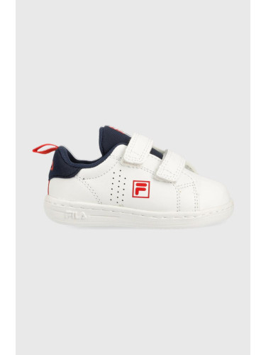 Детски маратонки Fila FFK0113 CROSSCOURT 2 NT velcro в бяло