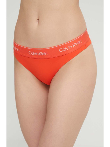 Бикини тип бразилиана Calvin Klein Underwear в червено